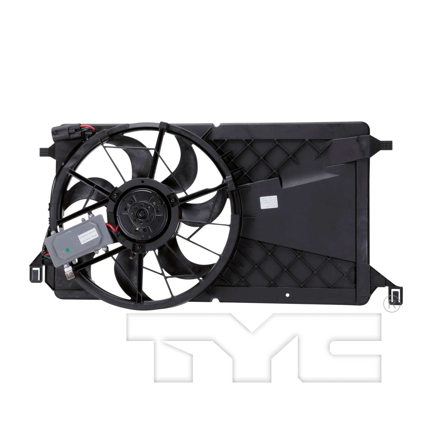 TYC Dual Radiator and Condenser Fan Assembly 621270