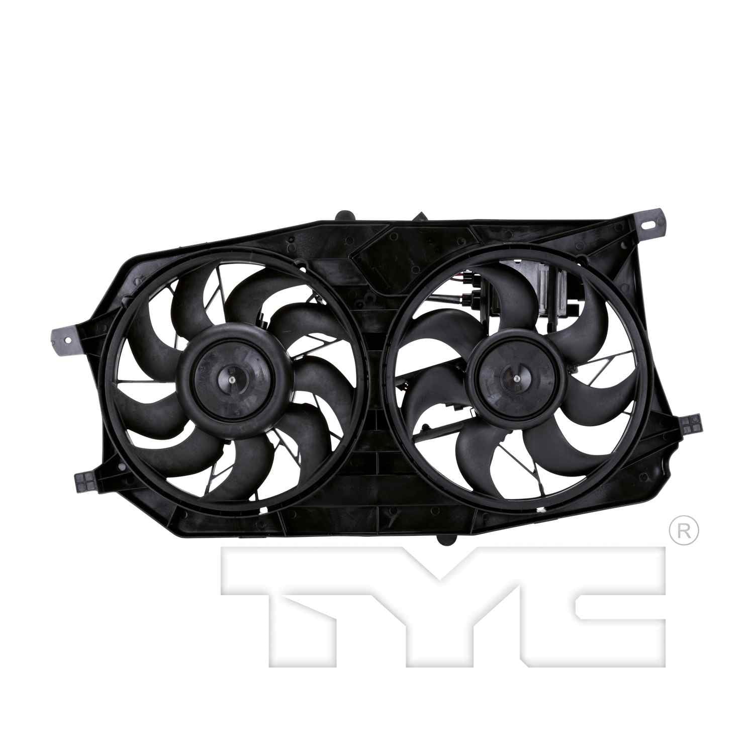TYC Dual Radiator and Condenser Fan Assembly 621280