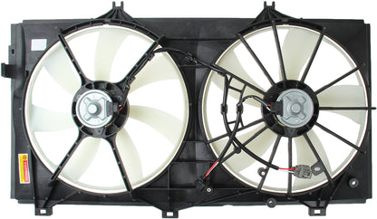 TYC Dual Radiator and Condenser Fan Assembly