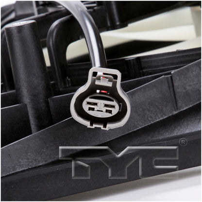 TYC Dual Radiator and Condenser Fan Assembly
