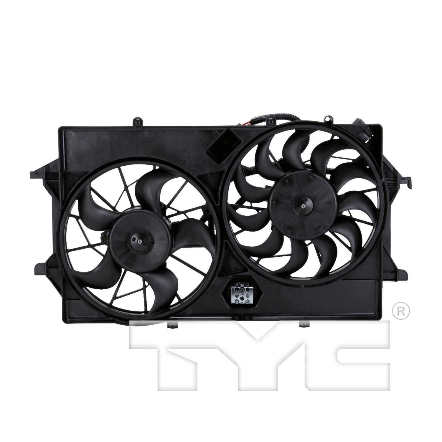 TYC Dual Radiator and Condenser Fan Assembly 621310