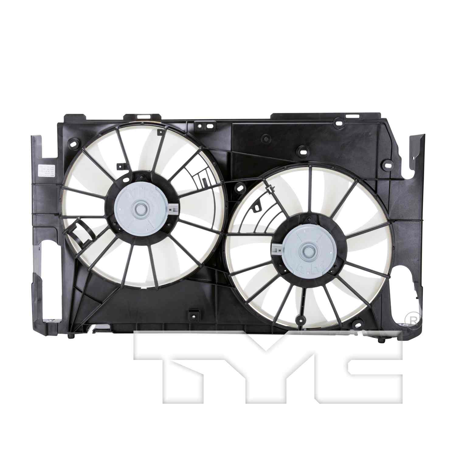 TYC Dual Radiator and Condenser Fan Assembly 621320