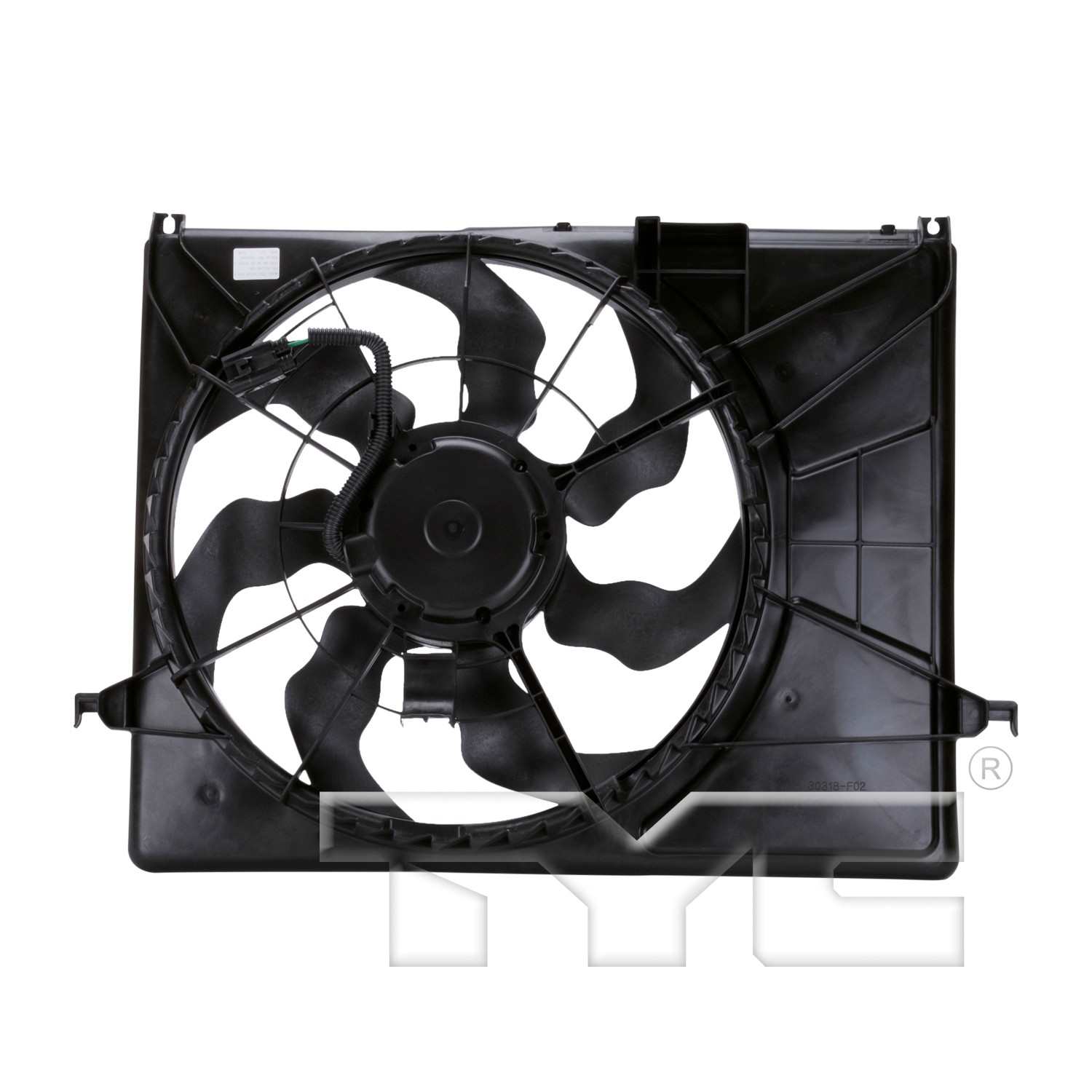 TYC Dual Radiator and Condenser Fan Assembly 621340