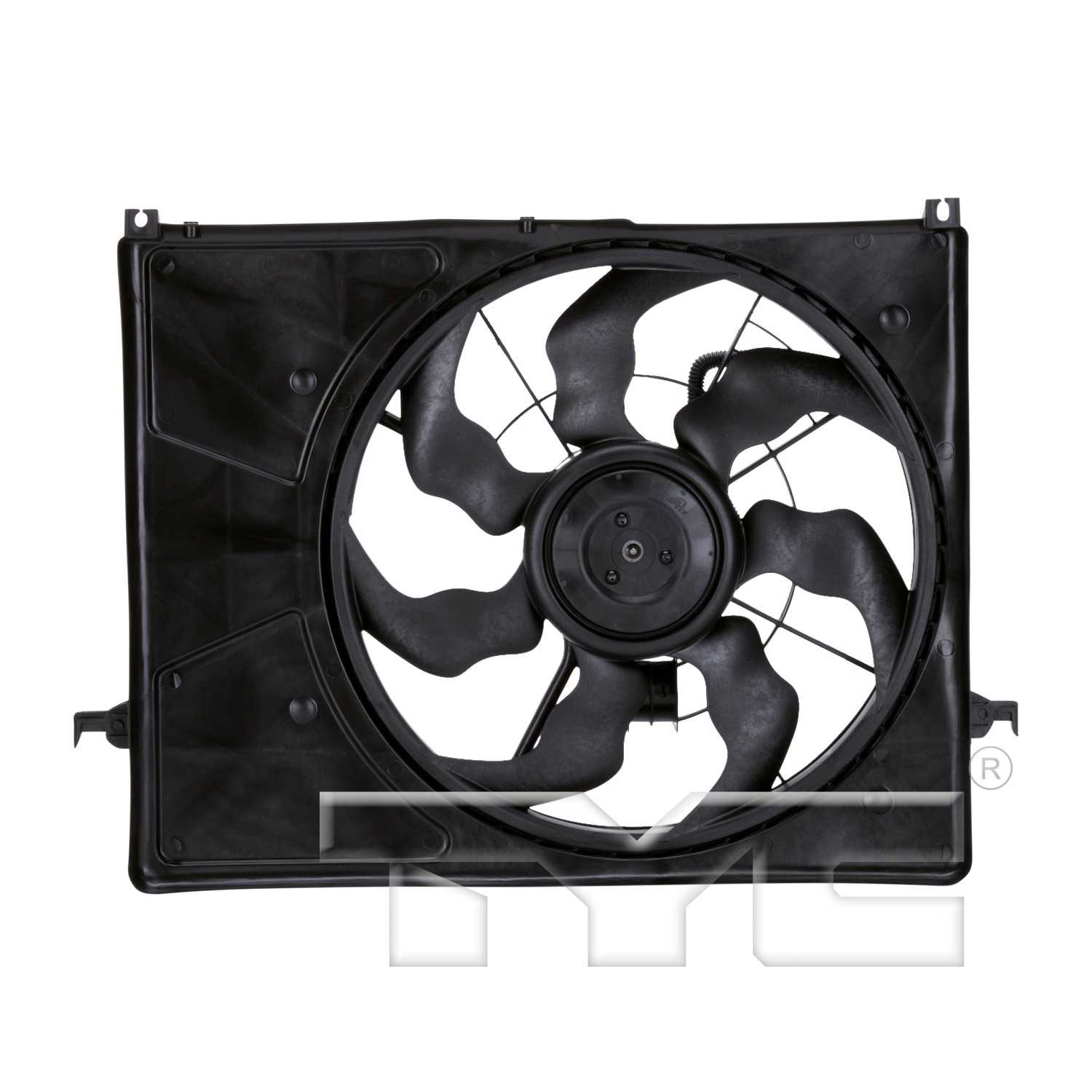 TYC Dual Radiator and Condenser Fan Assembly 621340