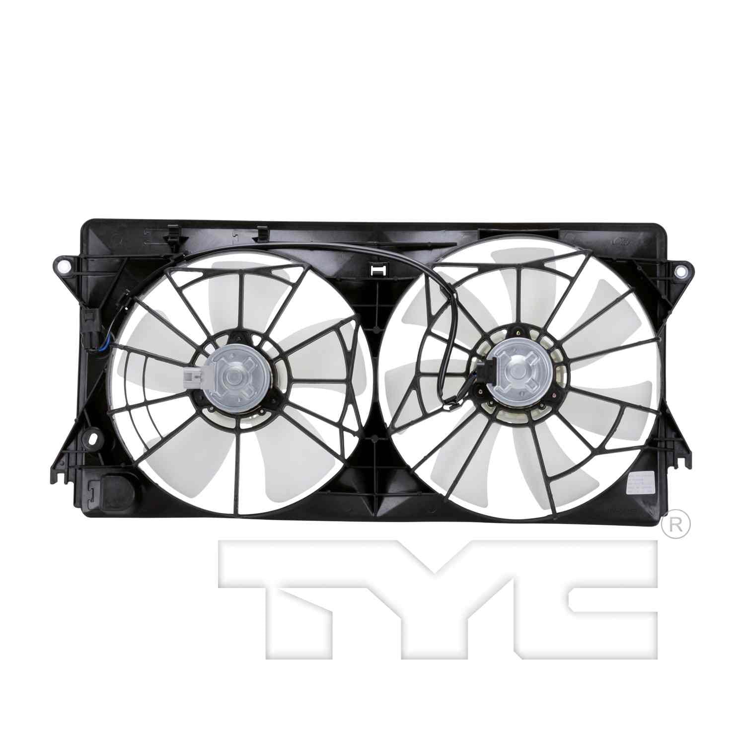 TYC Dual Radiator and Condenser Fan Assembly 621350