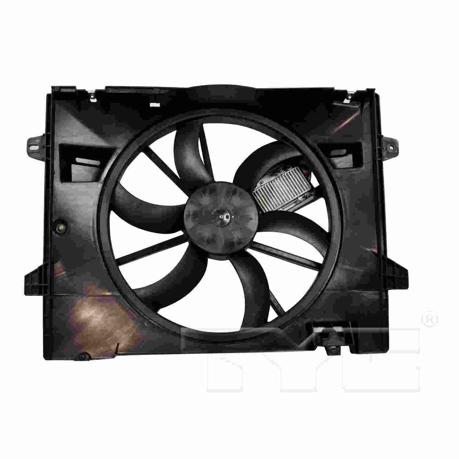 TYC Dual Radiator and Condenser Fan Assembly 621380CU