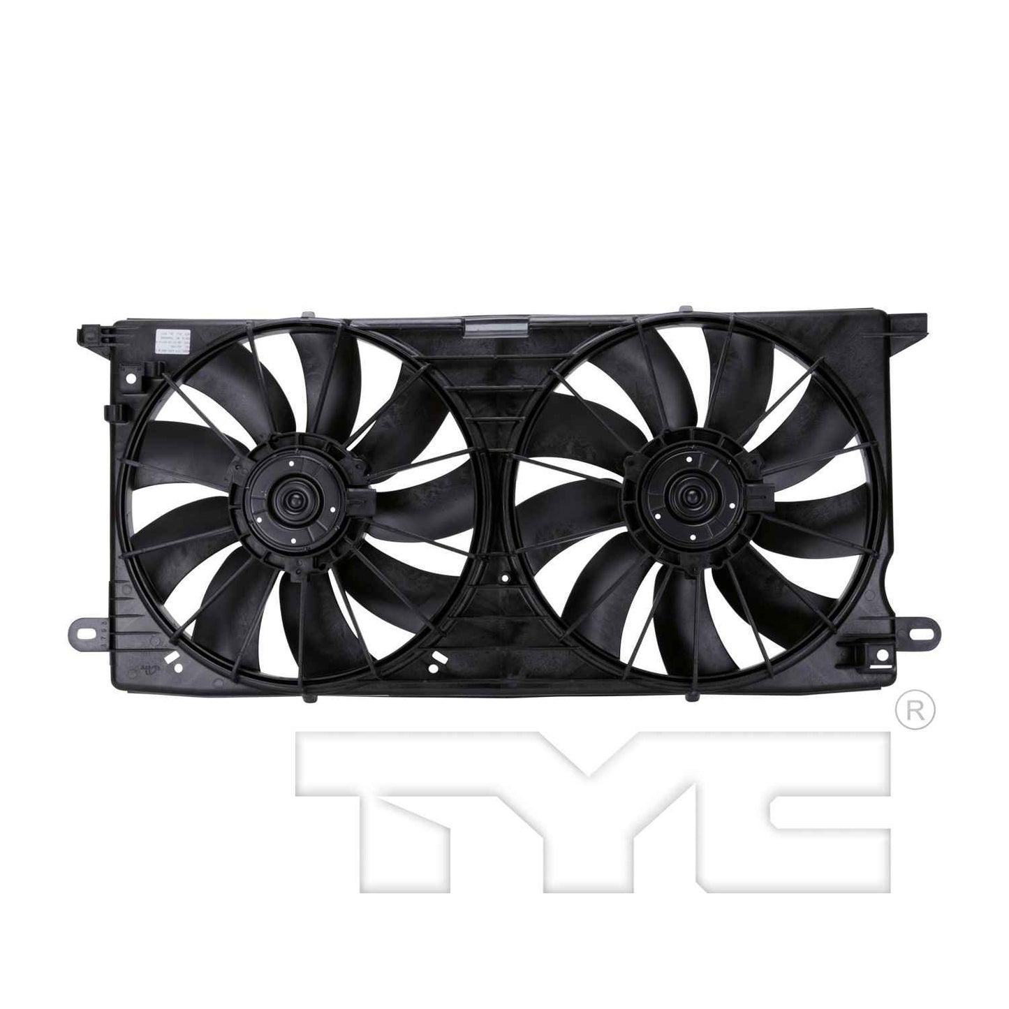 TYC Dual Radiator and Condenser Fan Assembly 621390