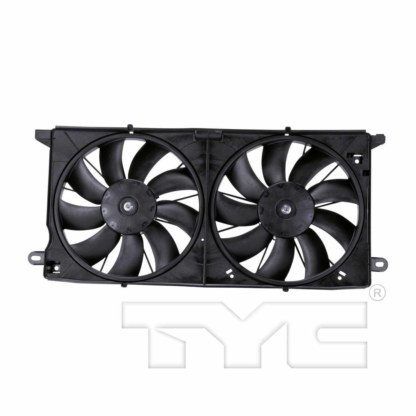 TYC Dual Radiator and Condenser Fan Assembly 621390