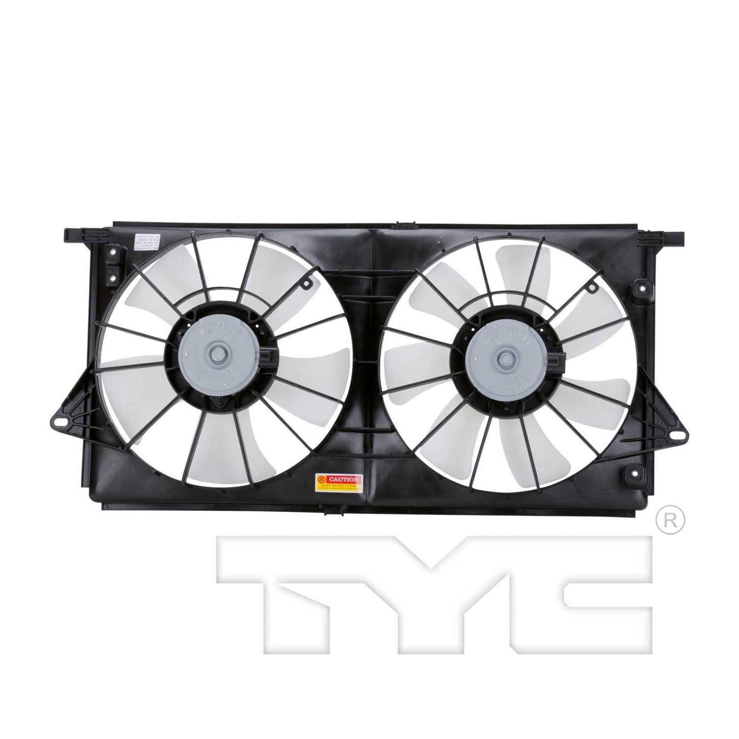 TYC Dual Radiator and Condenser Fan Assembly 621440