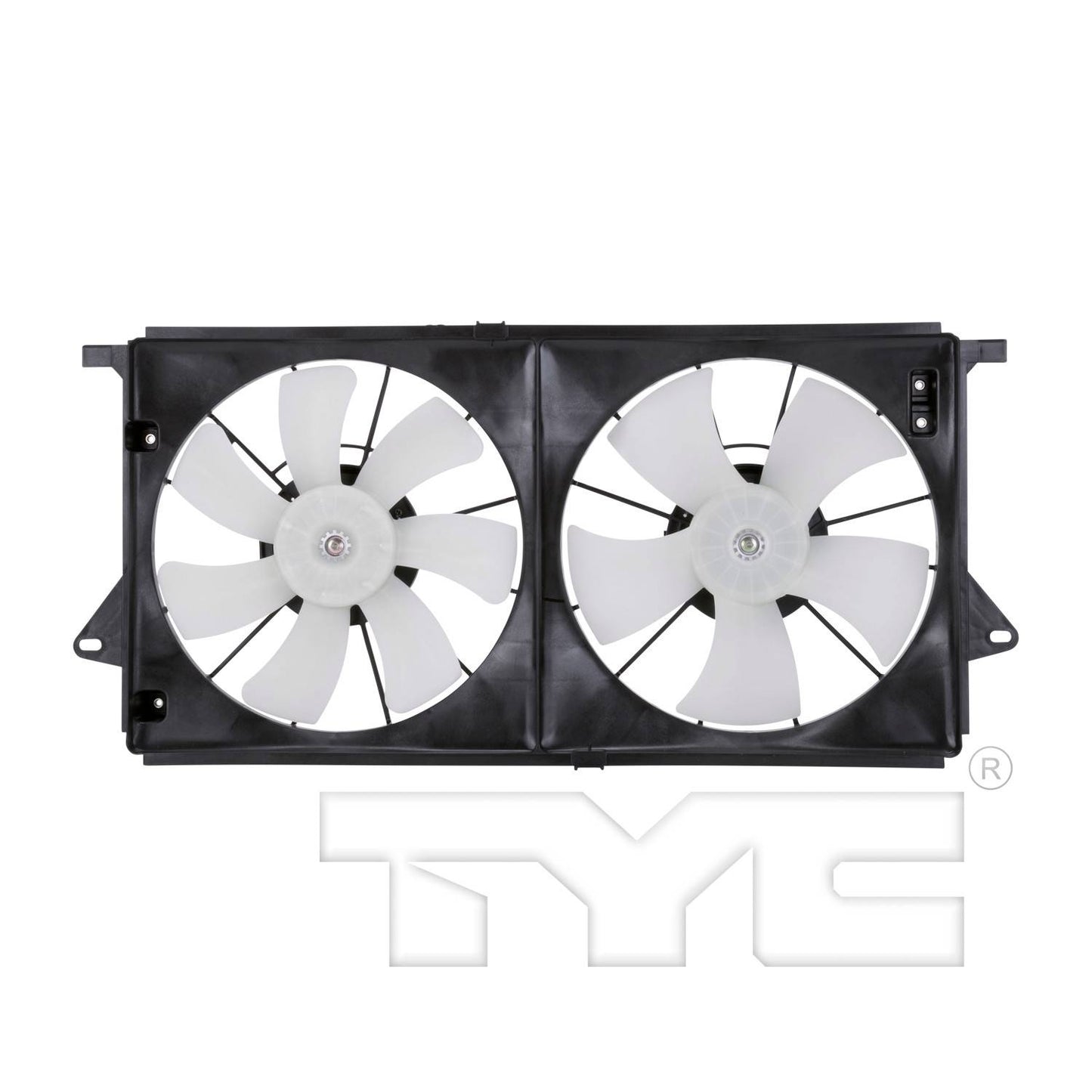 TYC Dual Radiator and Condenser Fan Assembly 621440