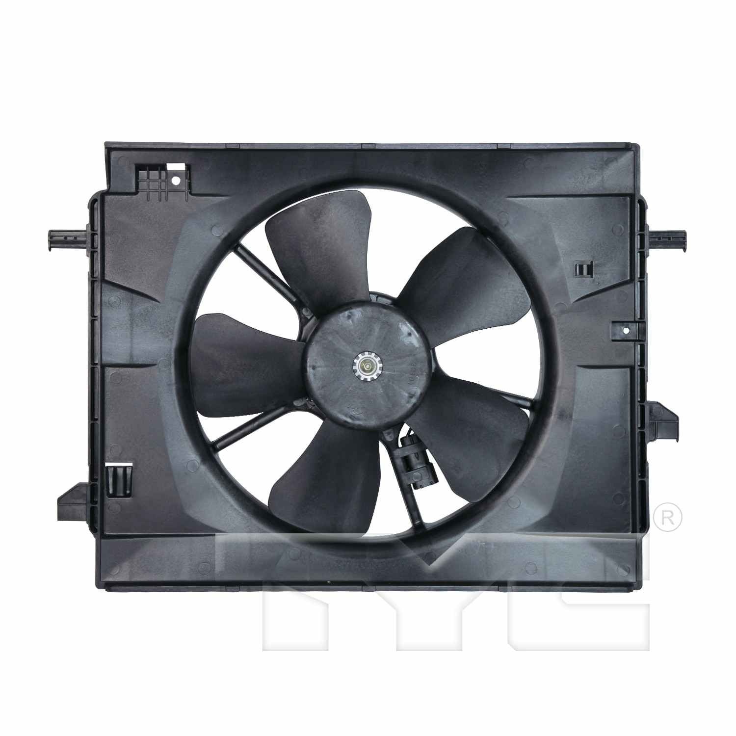 TYC Dual Radiator and Condenser Fan Assembly 621450