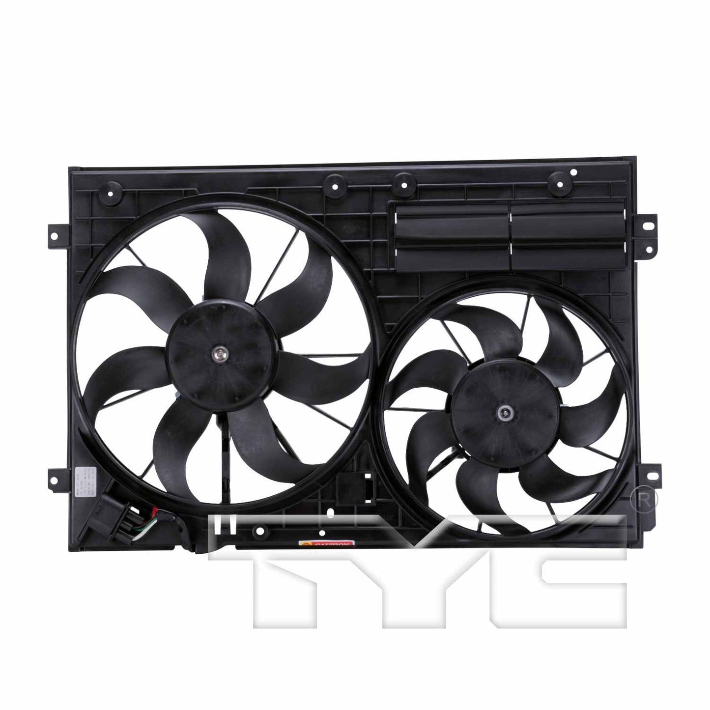 TYC Dual Radiator and Condenser Fan Assembly 621460