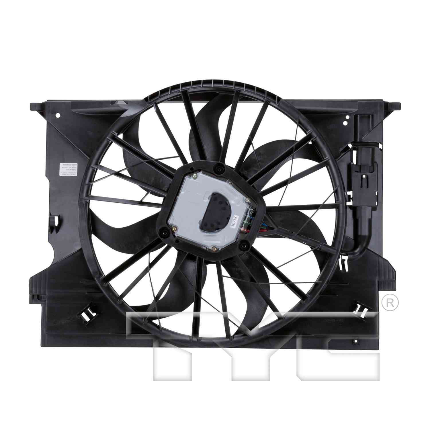 TYC Dual Radiator and Condenser Fan Assembly 621510