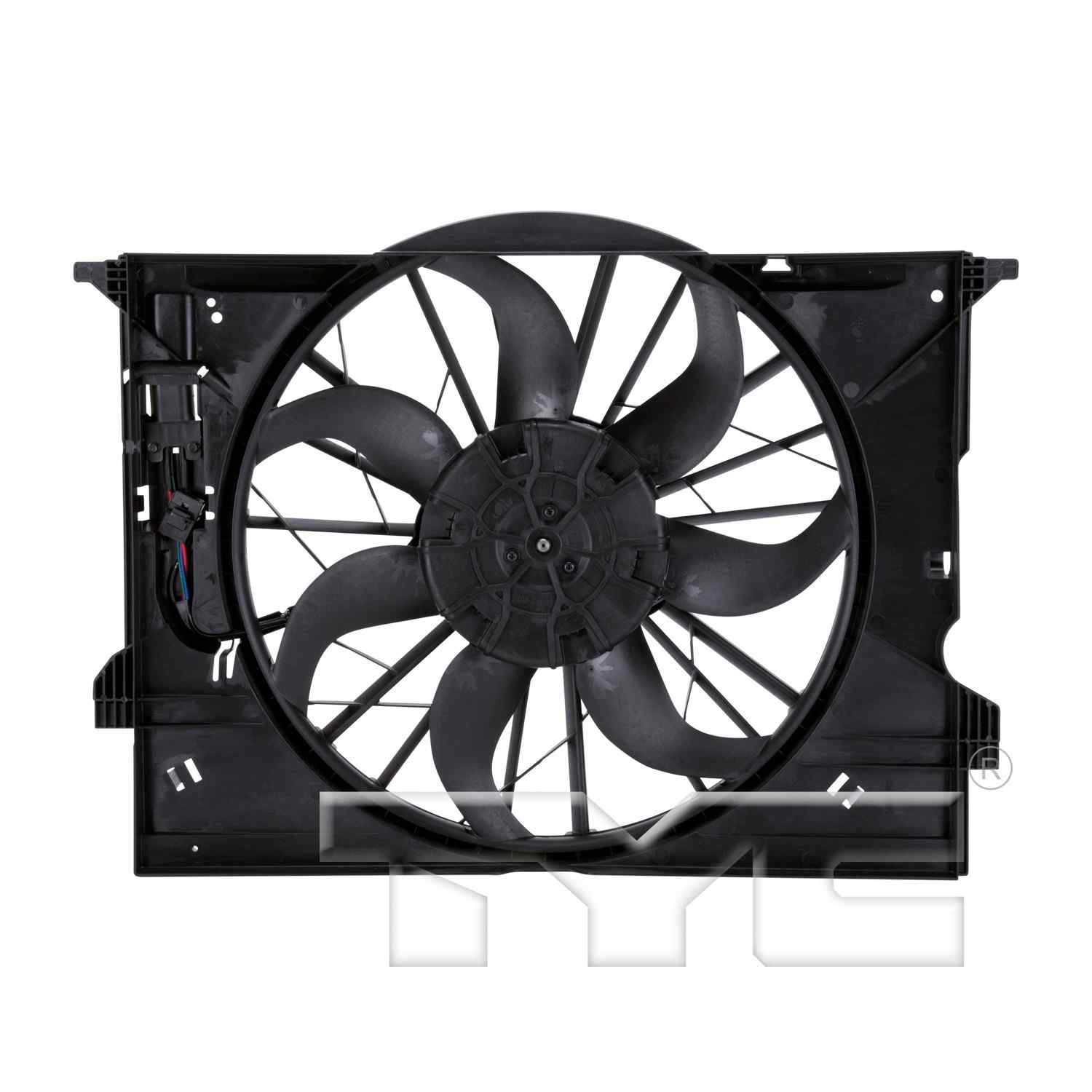 TYC Dual Radiator and Condenser Fan Assembly 621510