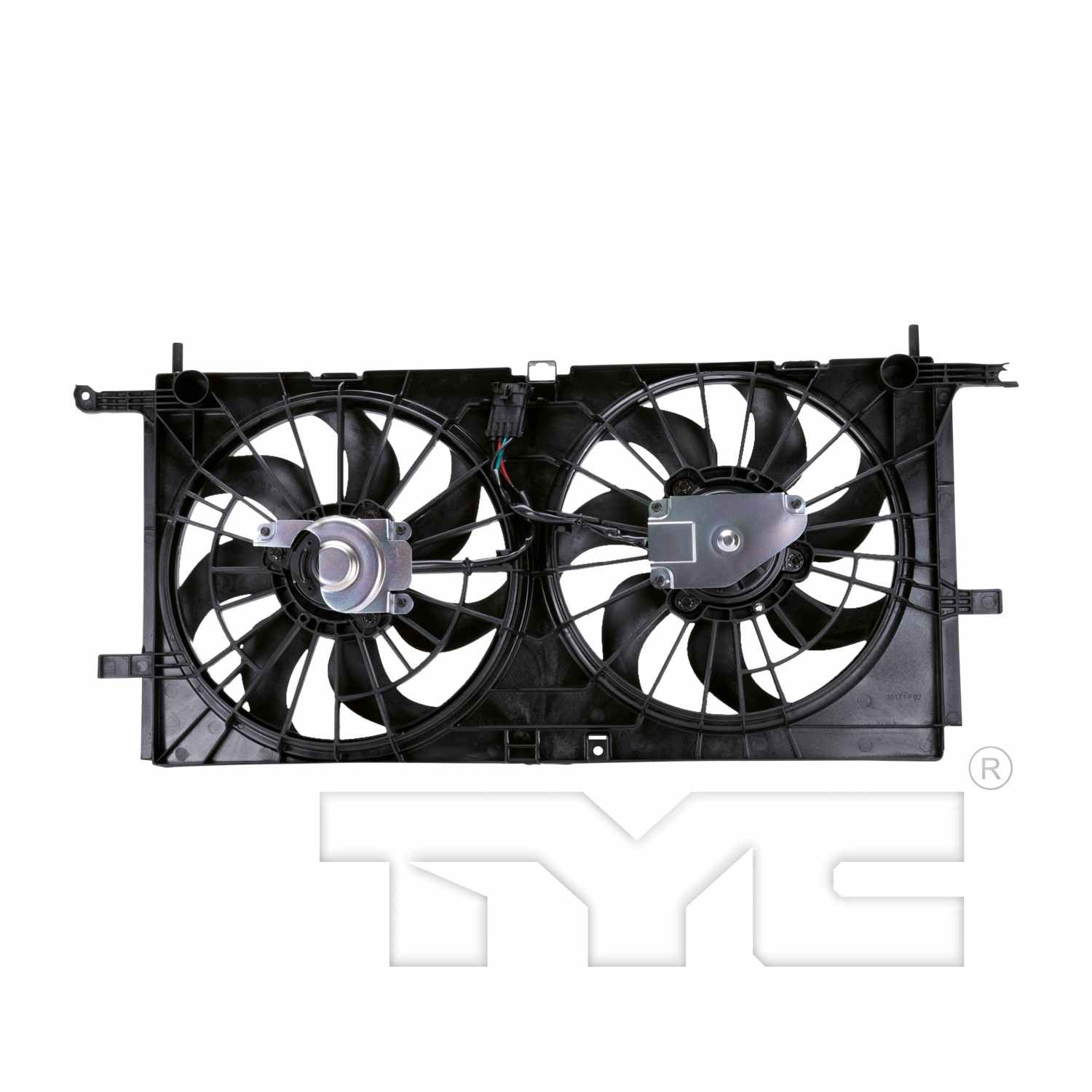 TYC Dual Radiator and Condenser Fan Assembly 621530
