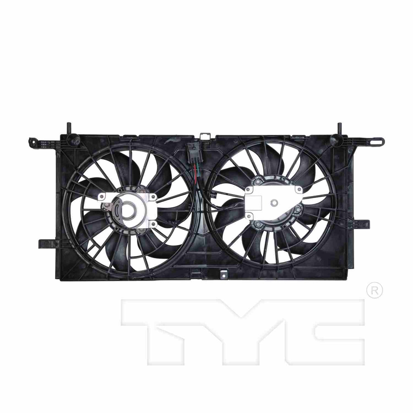TYC Dual Radiator and Condenser Fan Assembly 621540