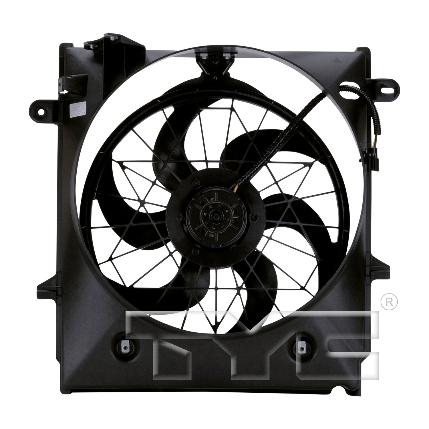 TYC Dual Radiator and Condenser Fan Assembly 621550 image 4