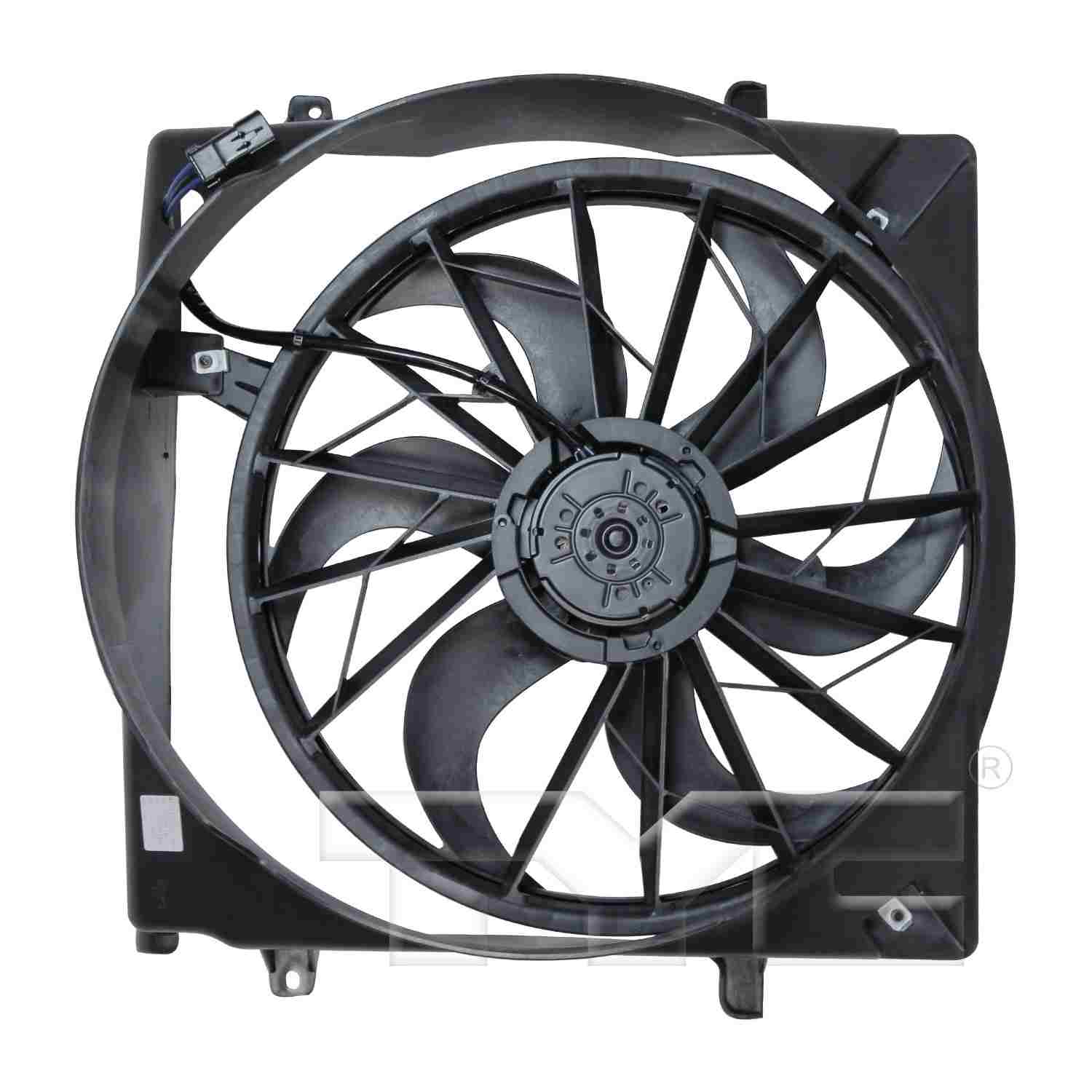 TYC Dual Radiator and Condenser Fan Assembly 621560