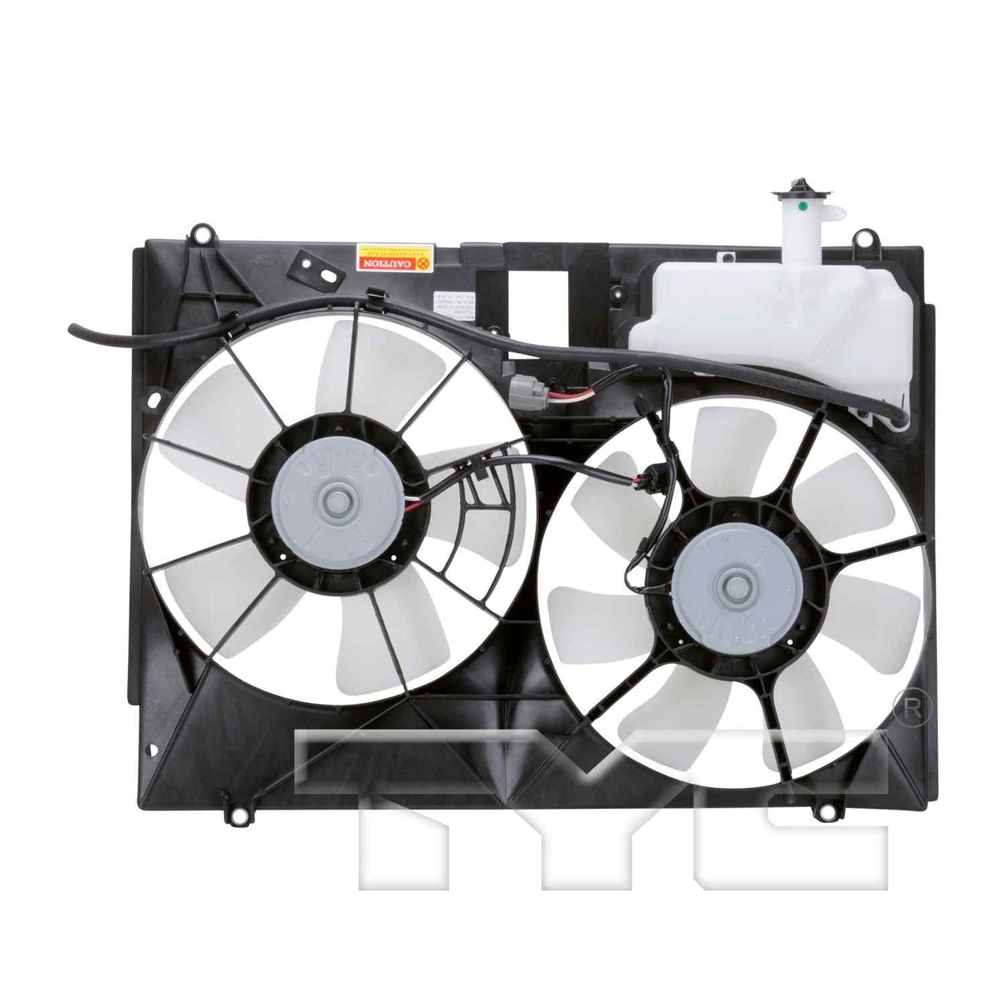 TYC Dual Radiator and Condenser Fan Assembly 621600
