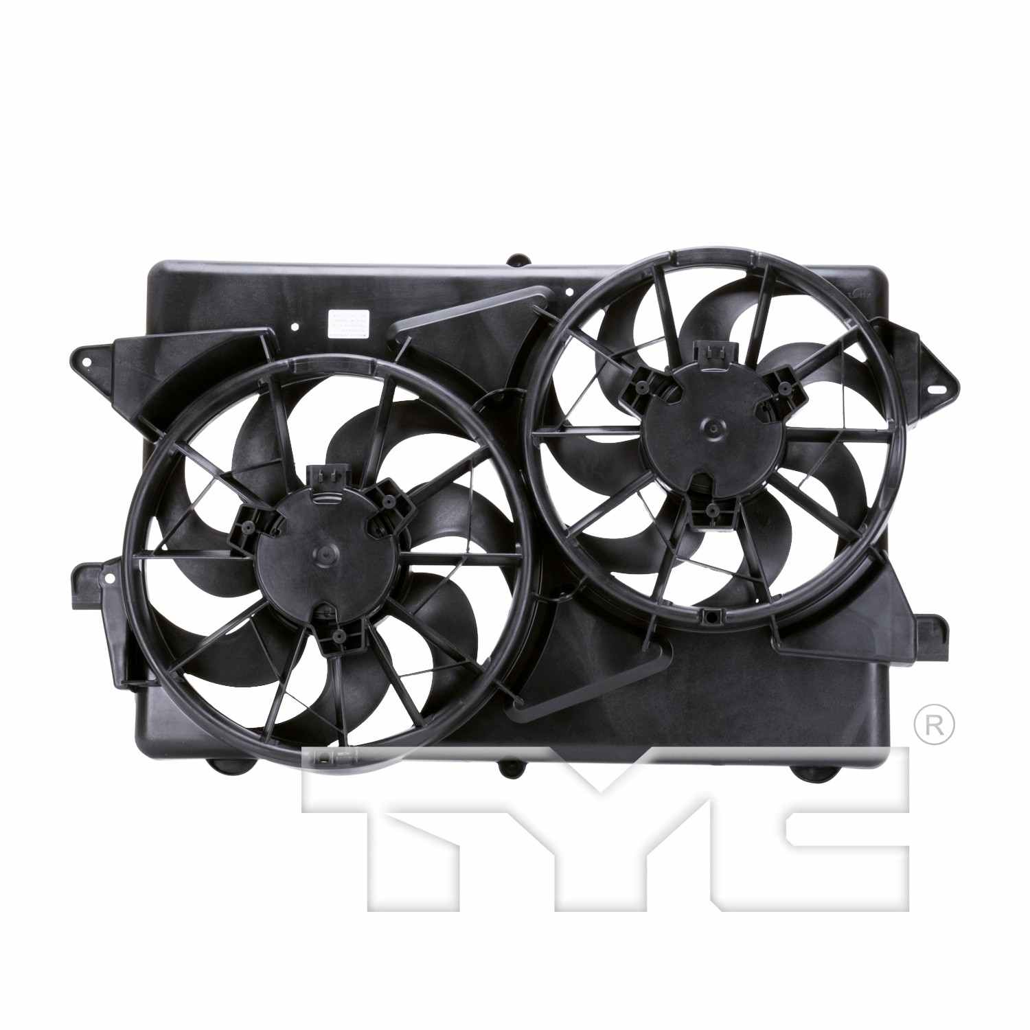 TYC Dual Radiator and Condenser Fan Assembly 621610