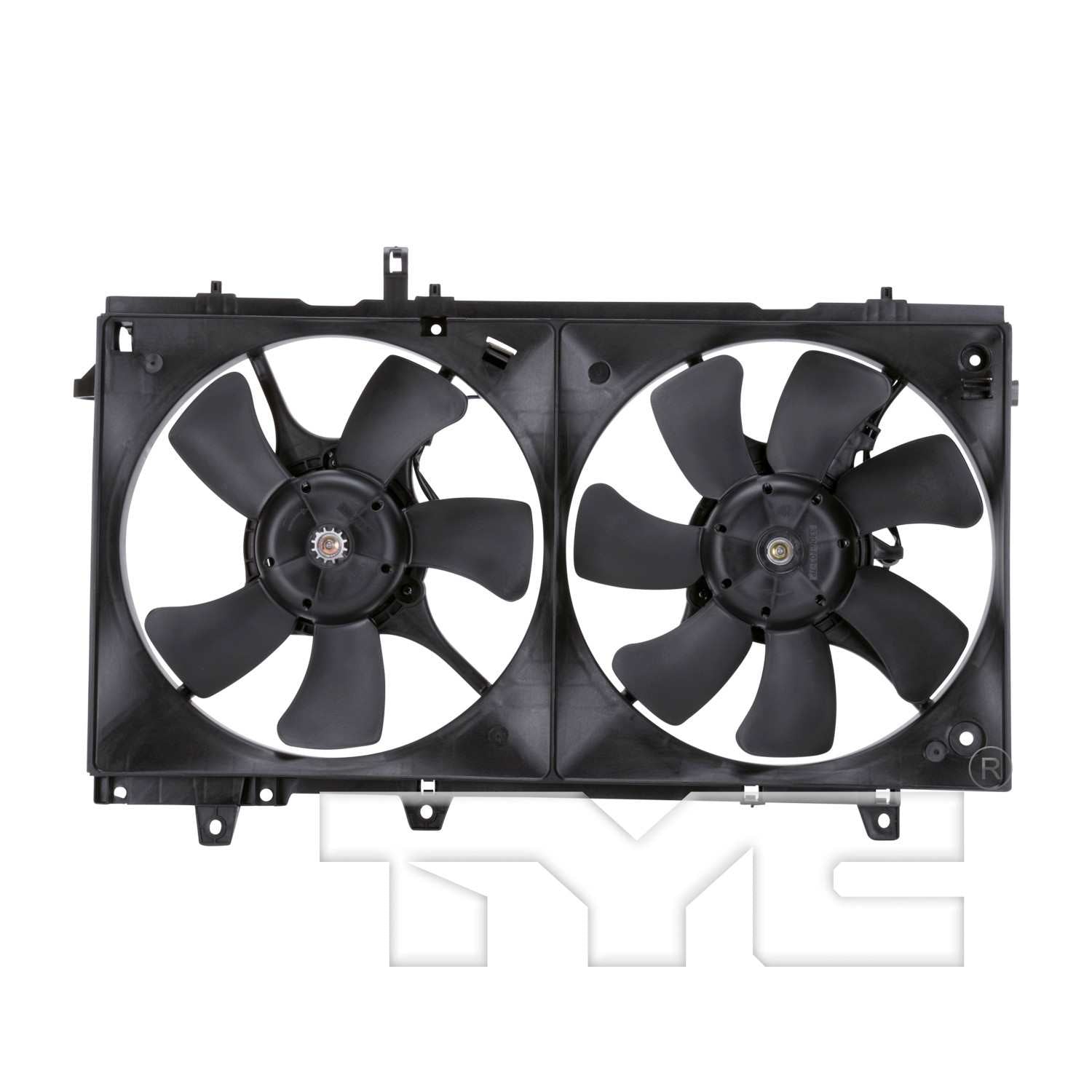TYC Dual Radiator and Condenser Fan Assembly 621630