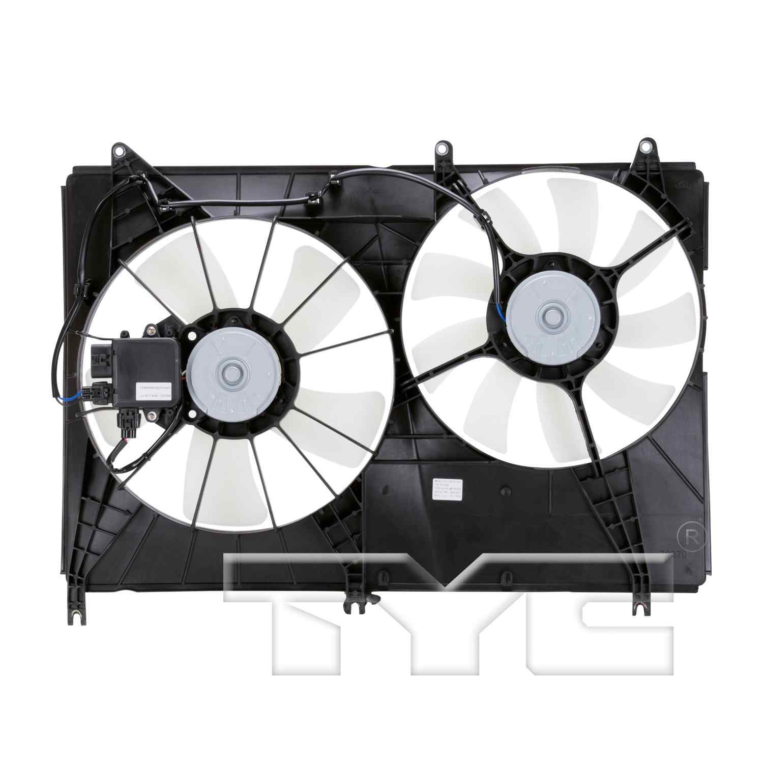 TYC Dual Radiator and Condenser Fan Assembly 621640