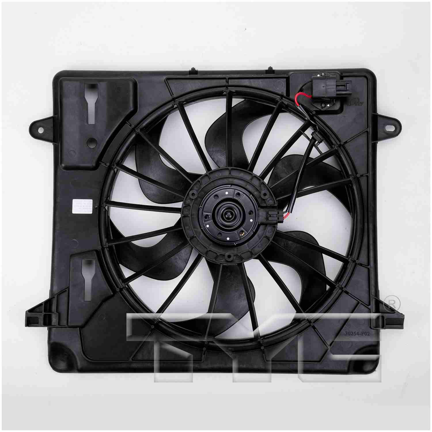 TYC Dual Radiator and Condenser Fan Assembly 621680