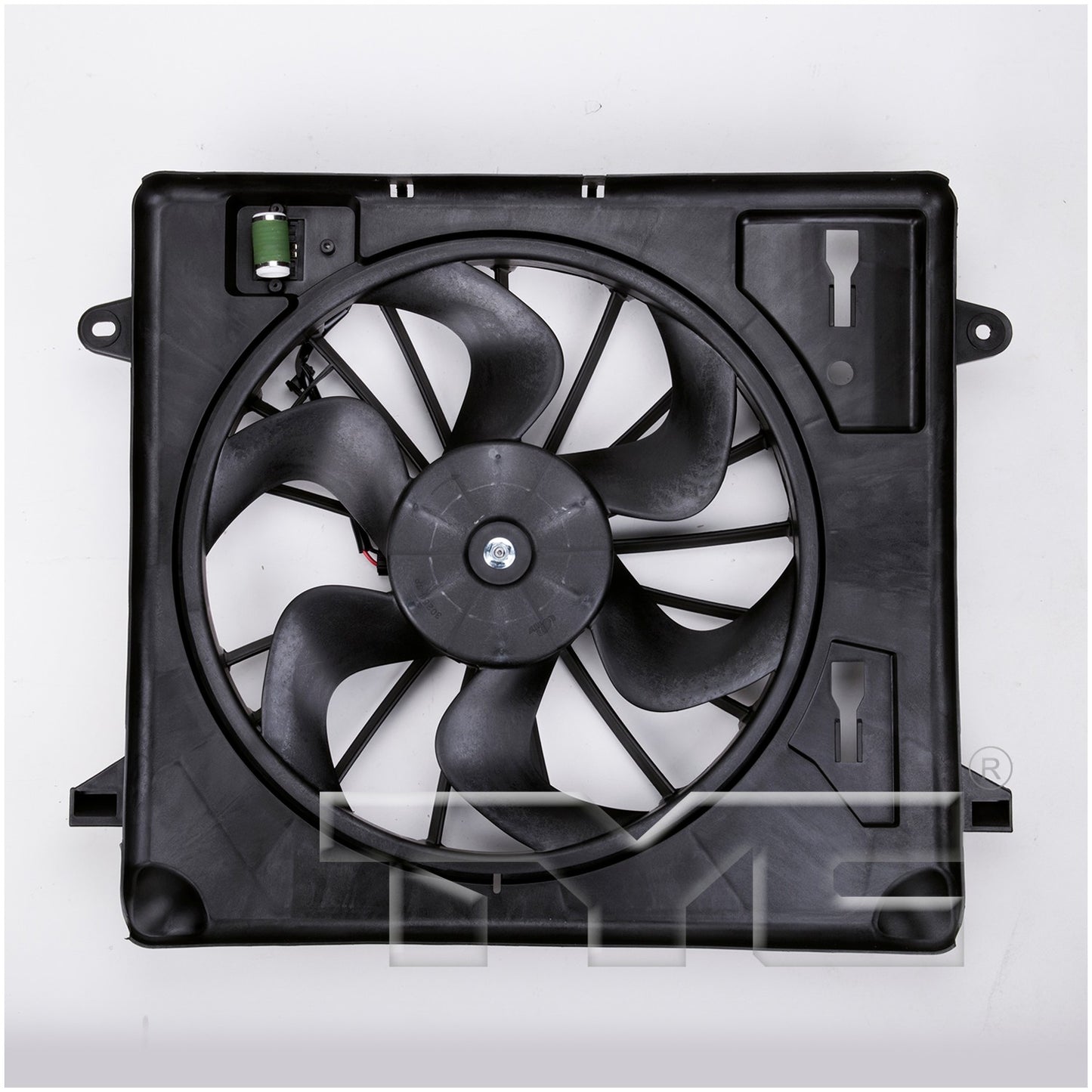TYC Dual Radiator and Condenser Fan Assembly 621680