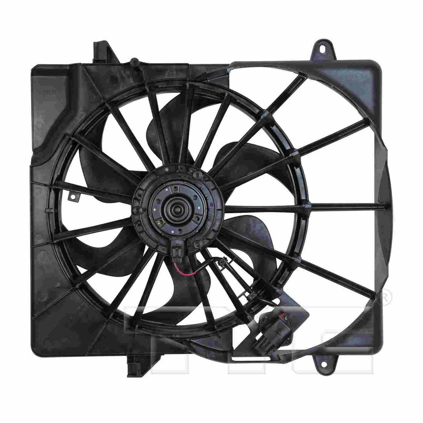 TYC Dual Radiator and Condenser Fan Assembly 621690