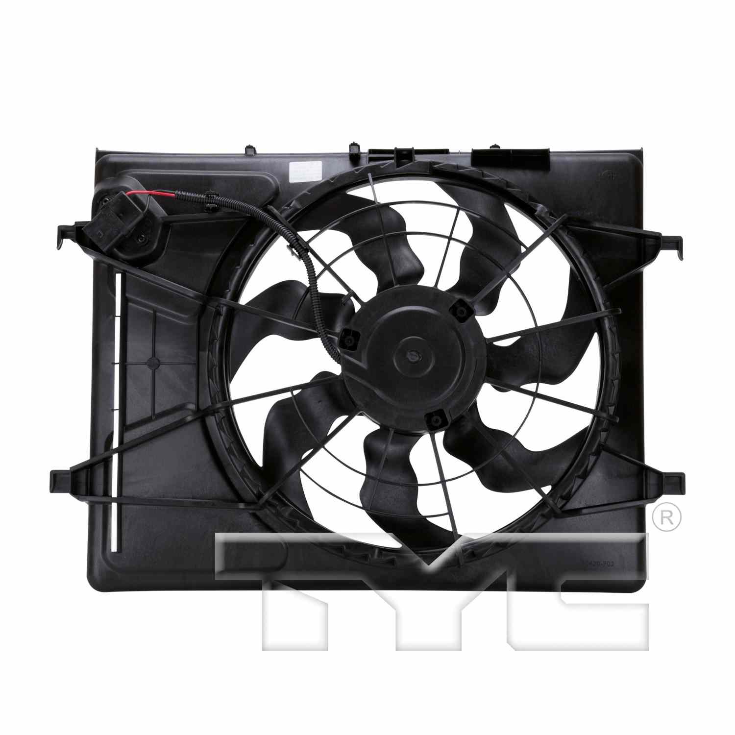 TYC Dual Radiator and Condenser Fan Assembly 621710