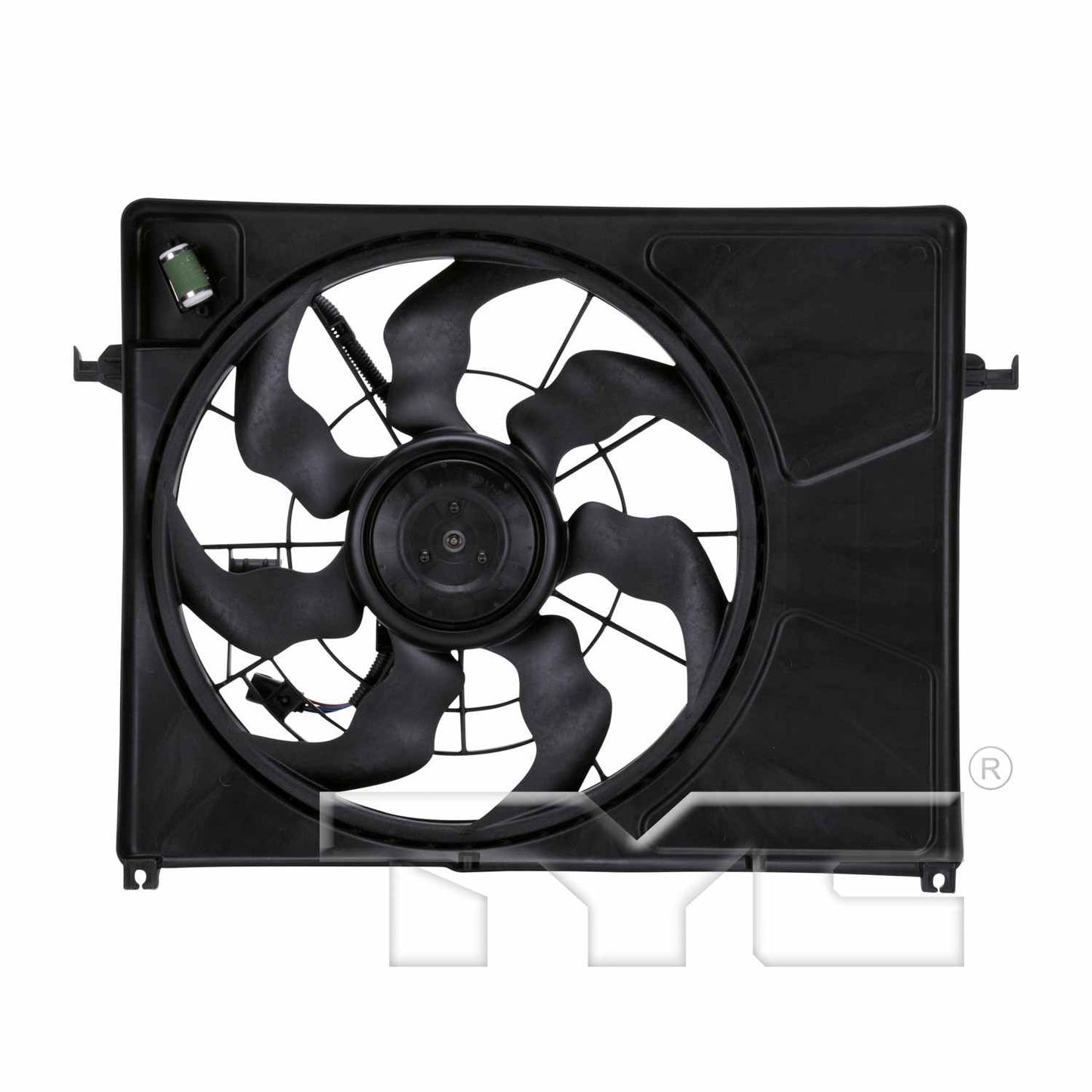 TYC Dual Radiator and Condenser Fan Assembly 621720