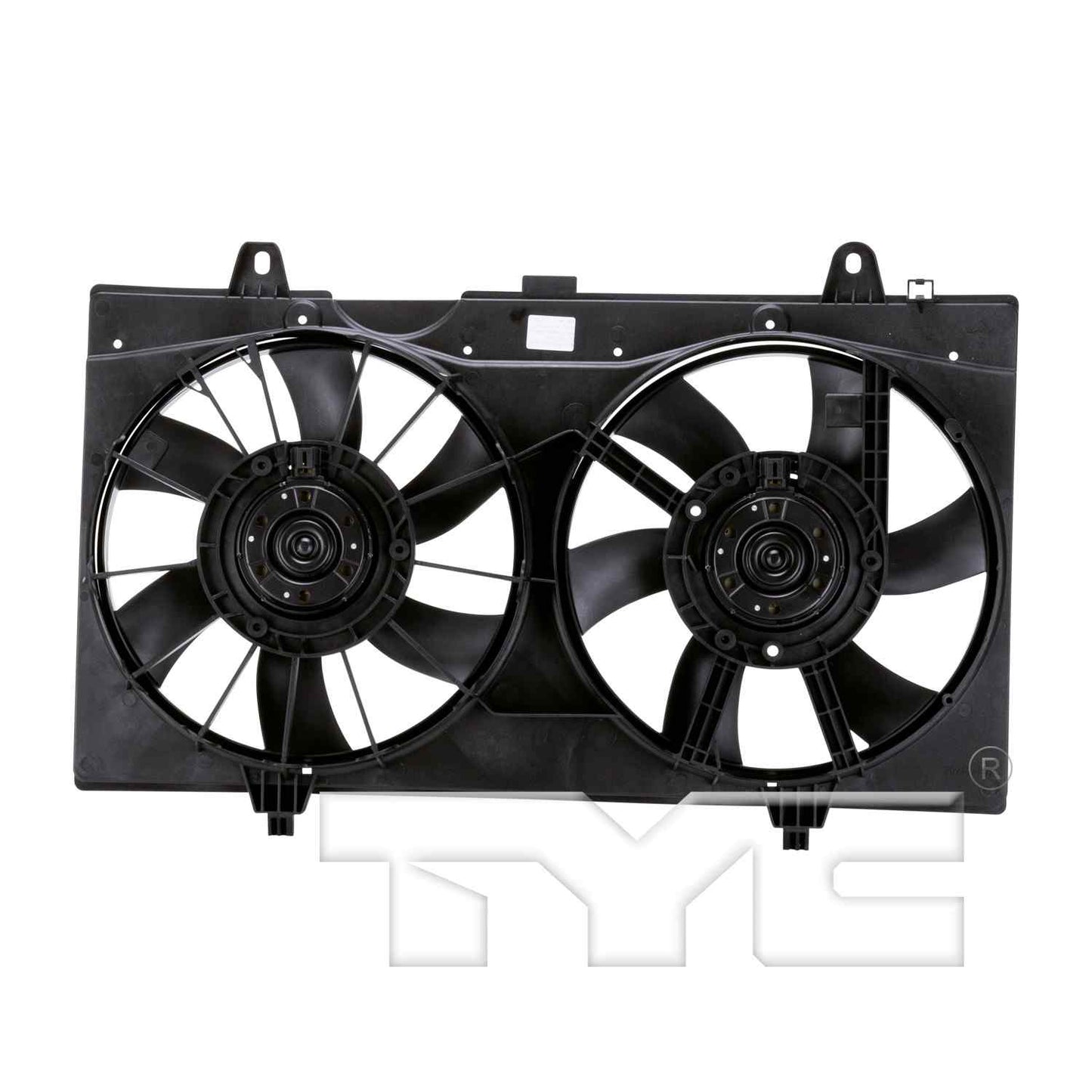 TYC Dual Radiator and Condenser Fan Assembly
