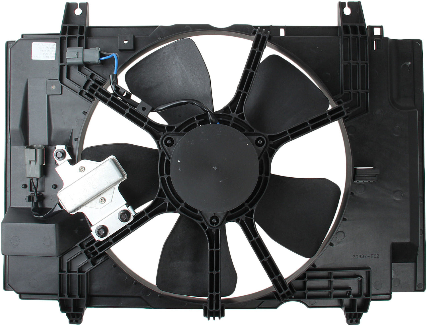 TYC Dual Radiator and Condenser Fan Assembly