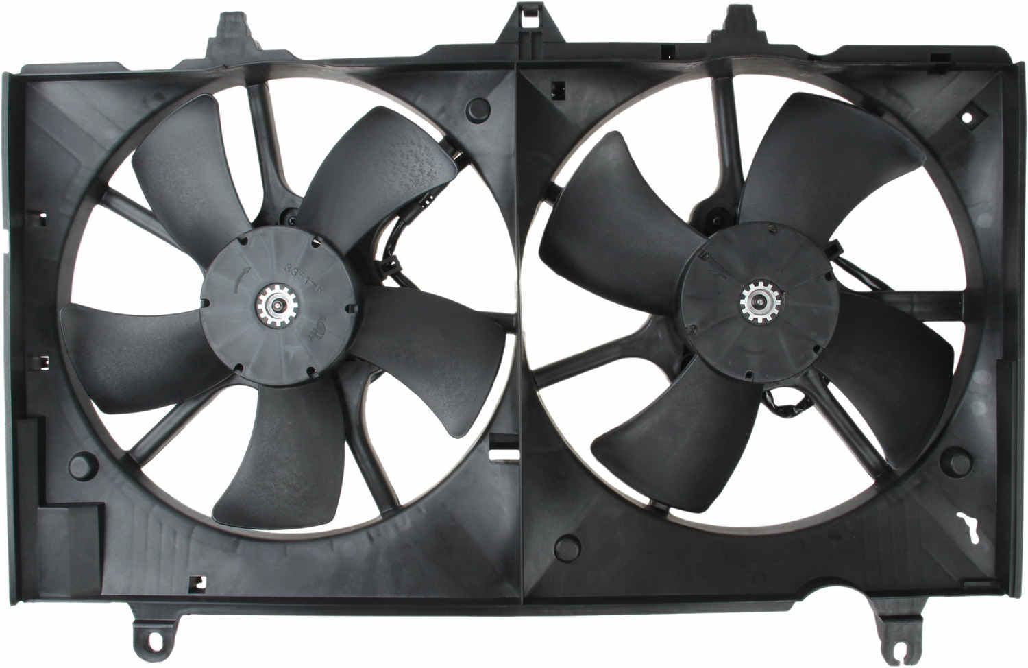 TYC Dual Radiator and Condenser Fan Assembly