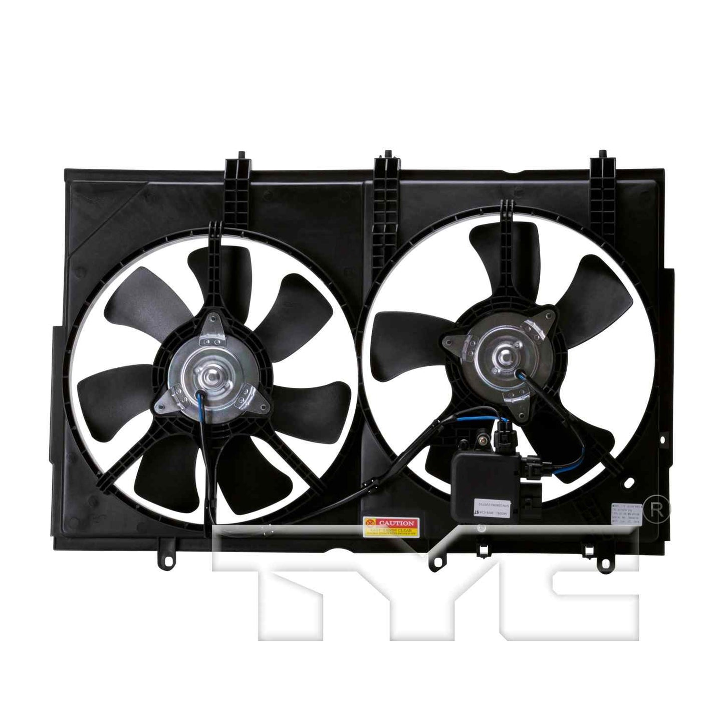 TYC Dual Radiator and Condenser Fan Assembly 621820
