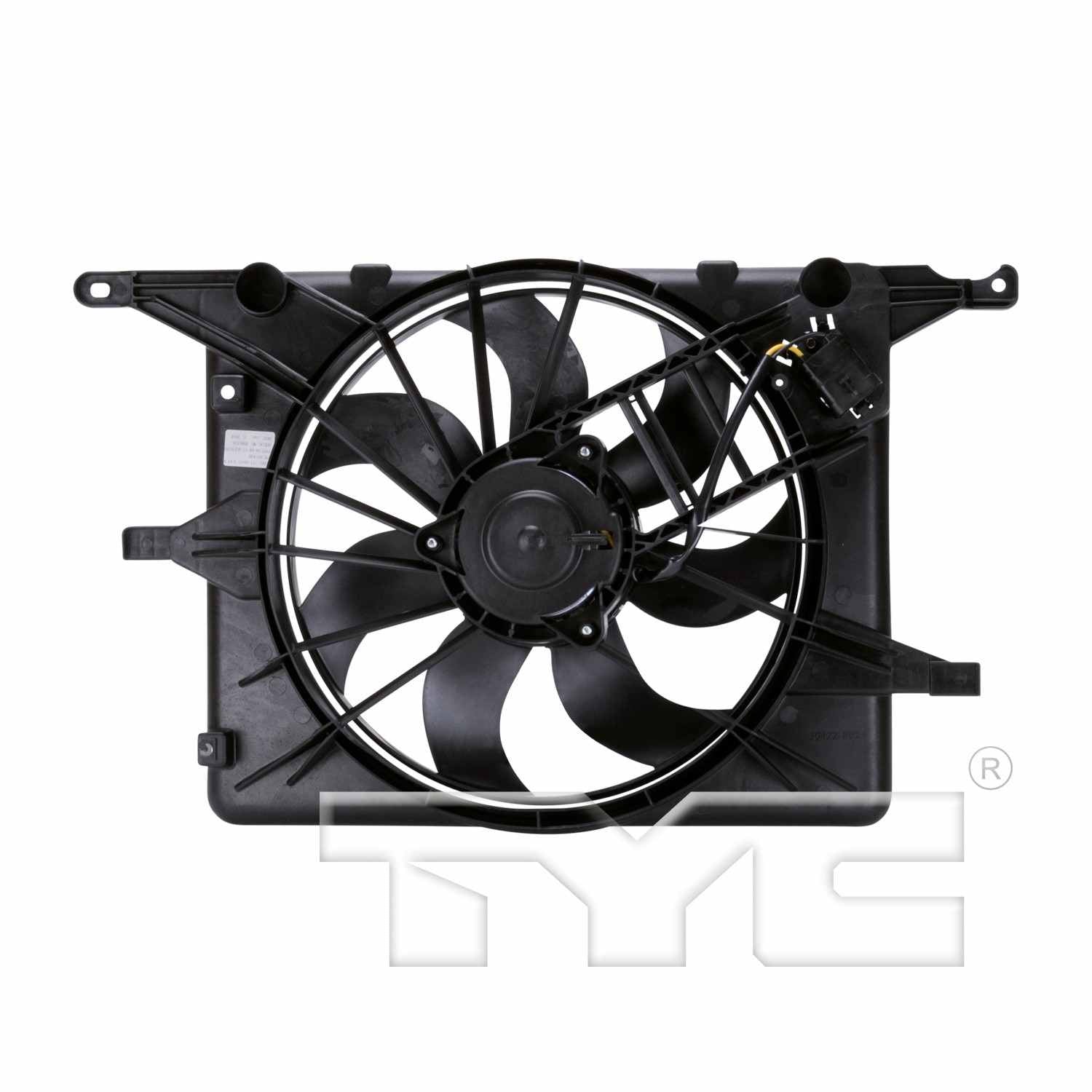 TYC Dual Radiator and Condenser Fan Assembly 621830
