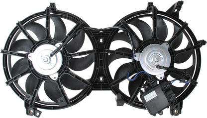 TYC Dual Radiator and Condenser Fan Assembly