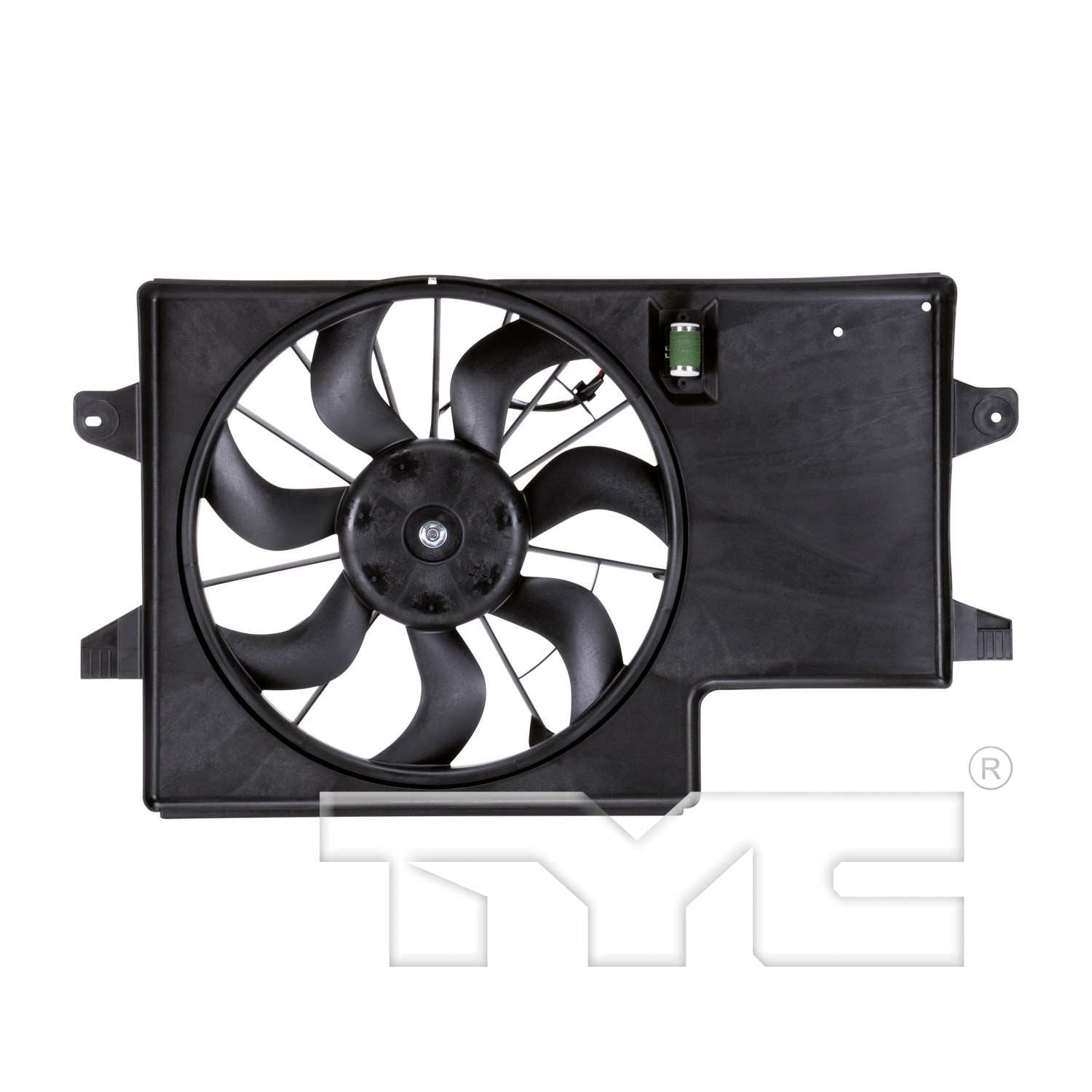 TYC Dual Radiator and Condenser Fan Assembly 621850