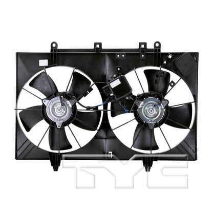 TYC Dual Radiator and Condenser Fan Assembly