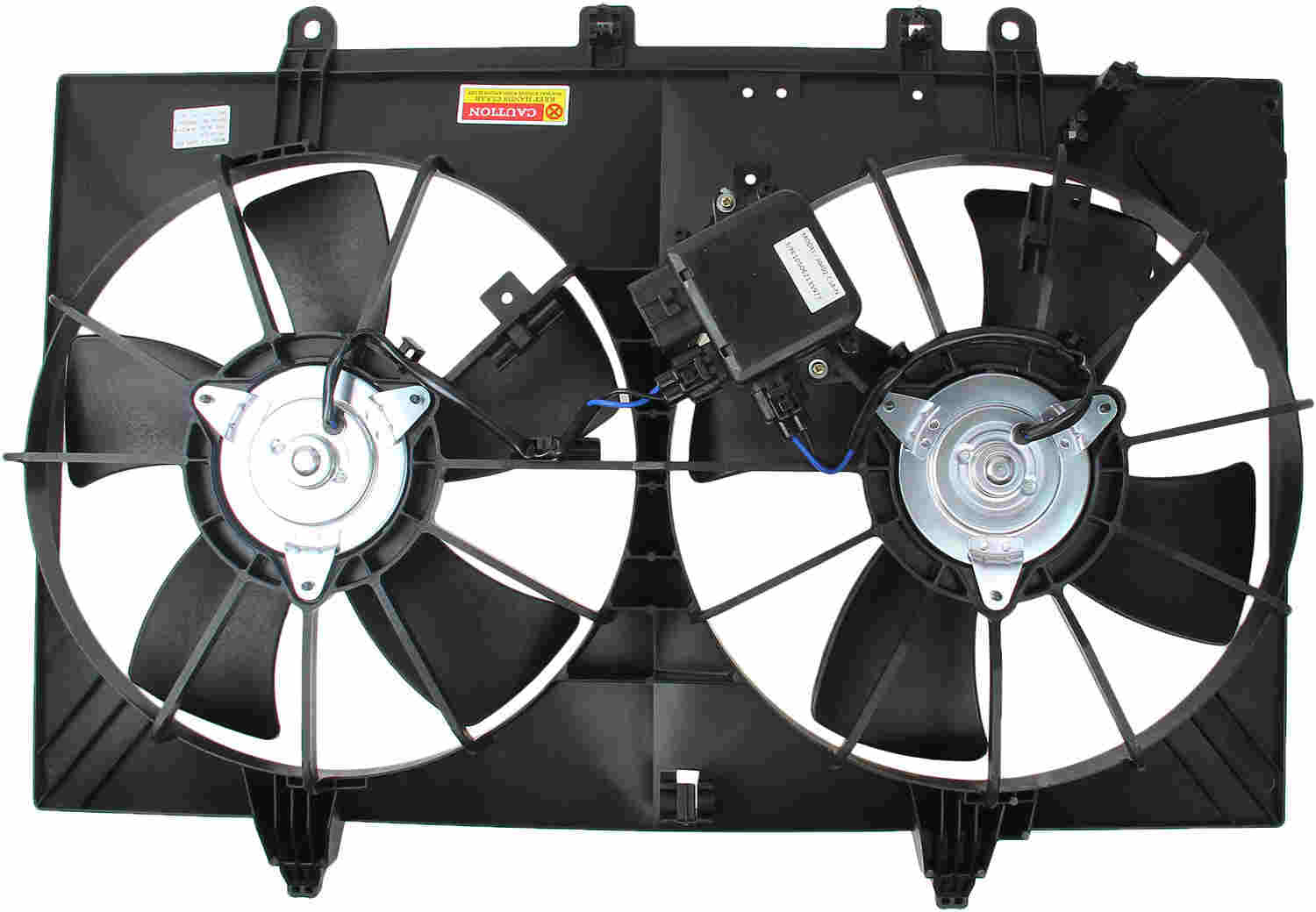 TYC Dual Radiator and Condenser Fan Assembly