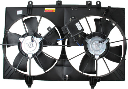 TYC Dual Radiator and Condenser Fan Assembly
