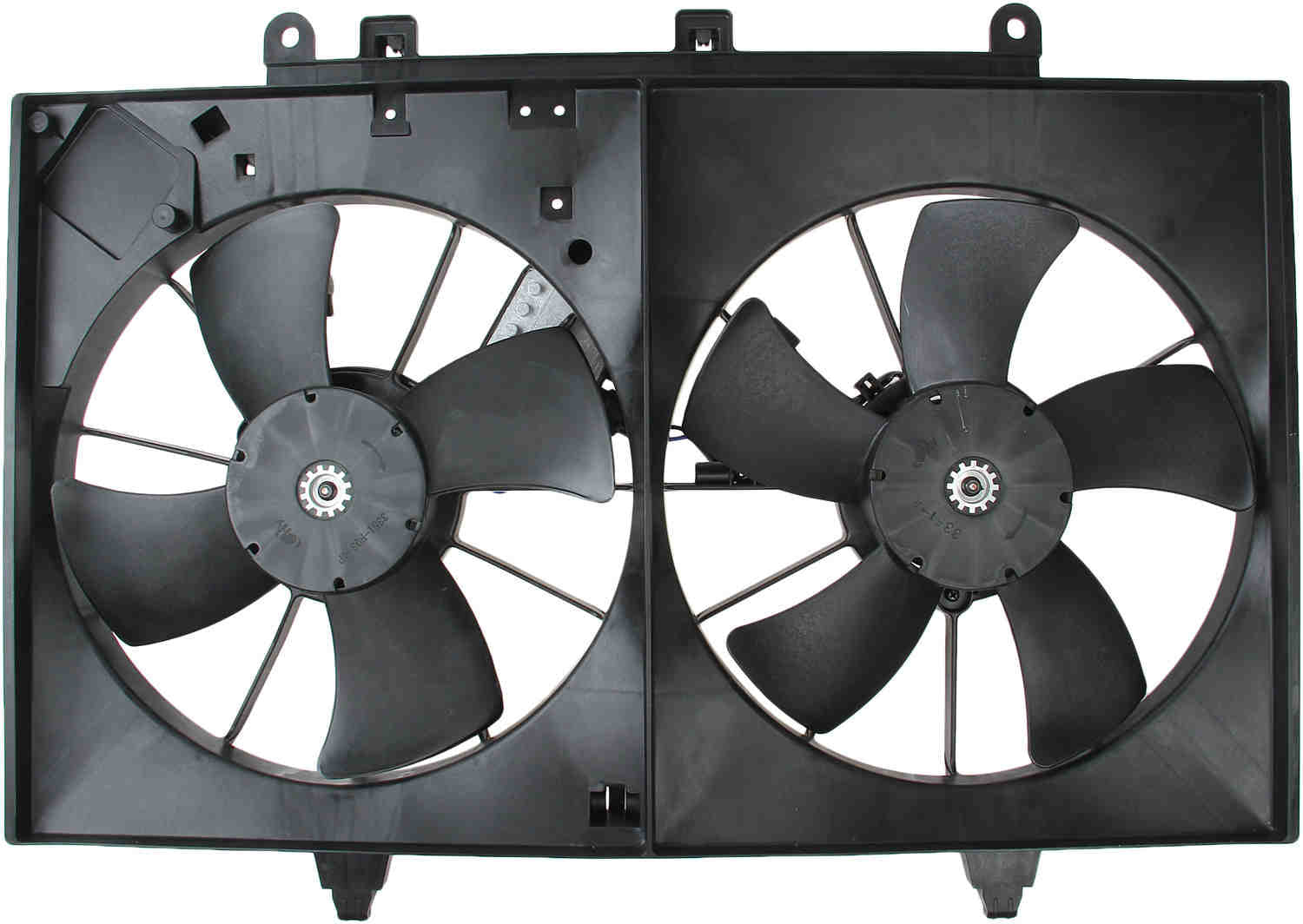 TYC Dual Radiator and Condenser Fan Assembly