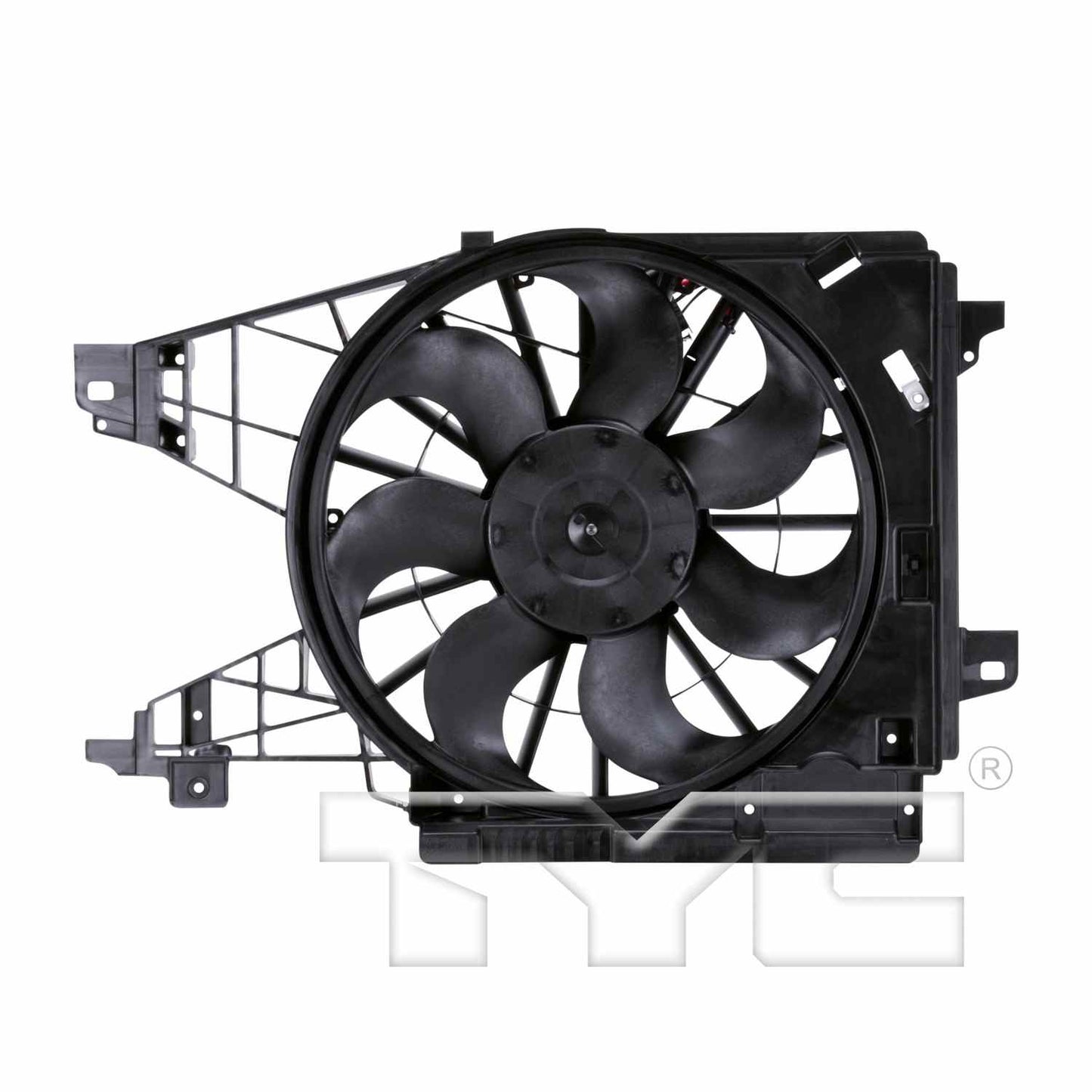 TYC Dual Radiator and Condenser Fan Assembly 621950