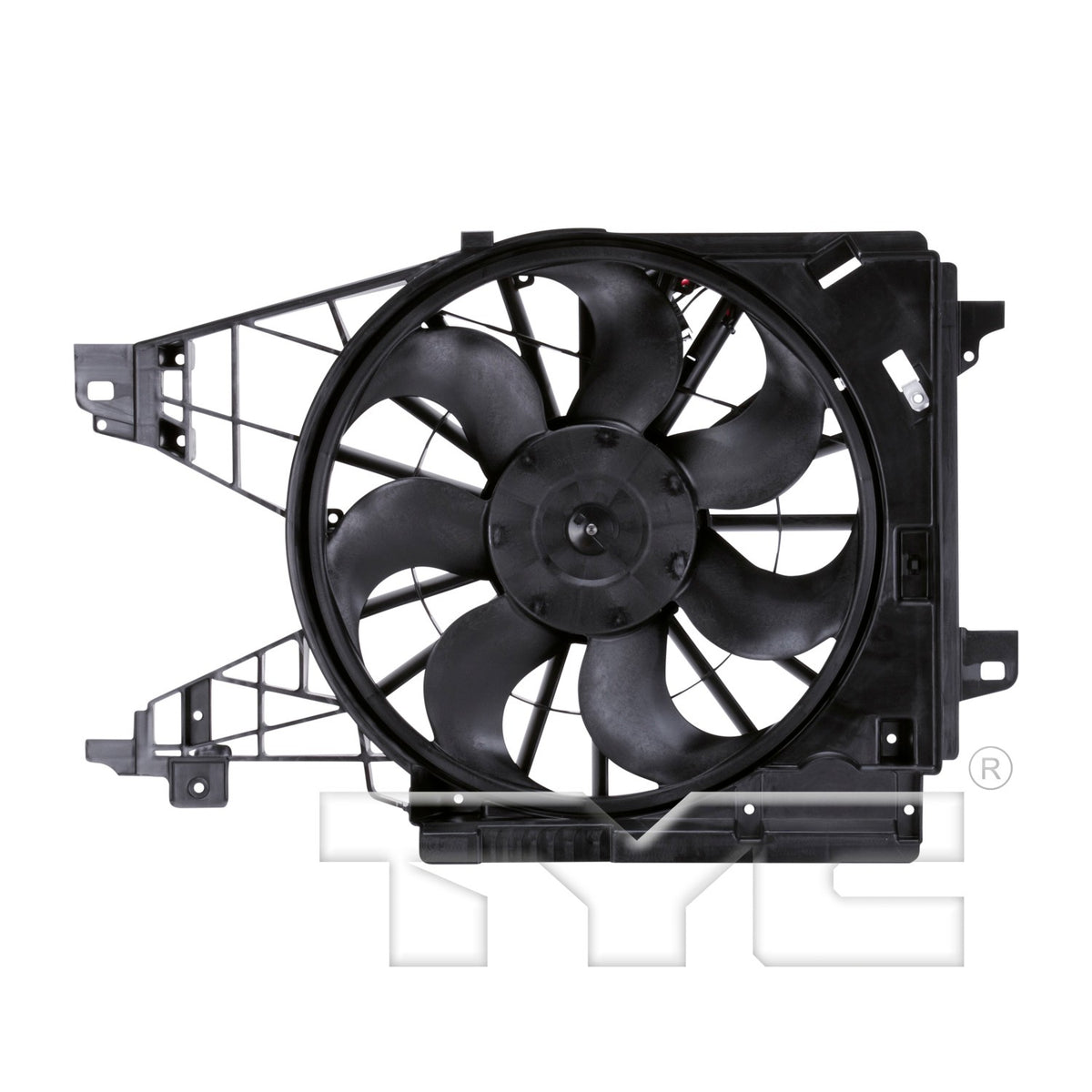 TYC Dual Radiator and Condenser Fan Assembly 621950