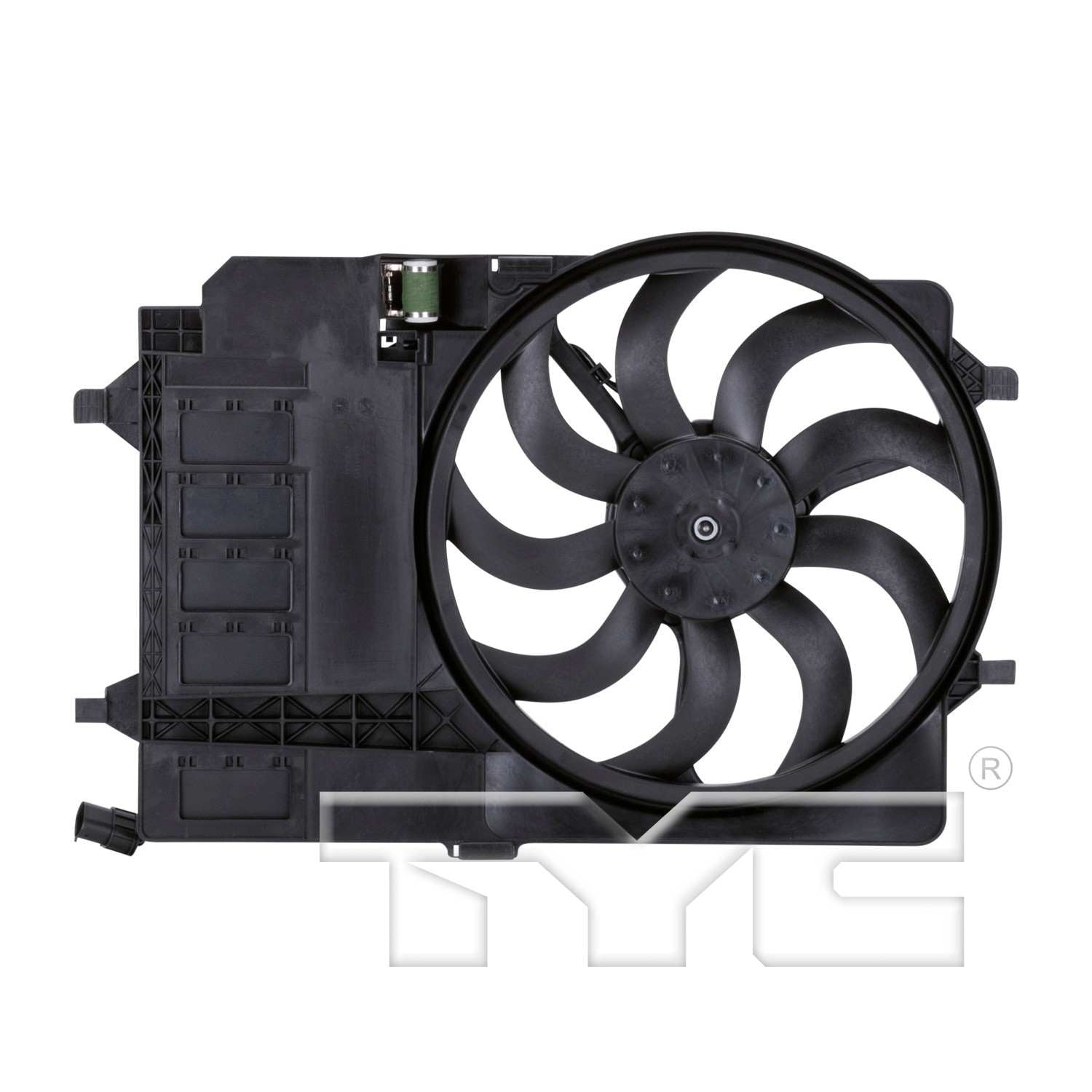 TYC Dual Radiator and Condenser Fan Assembly 621980