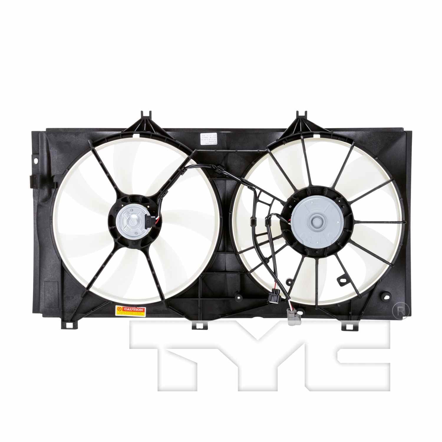 TYC Dual Radiator and Condenser Fan Assembly 622050