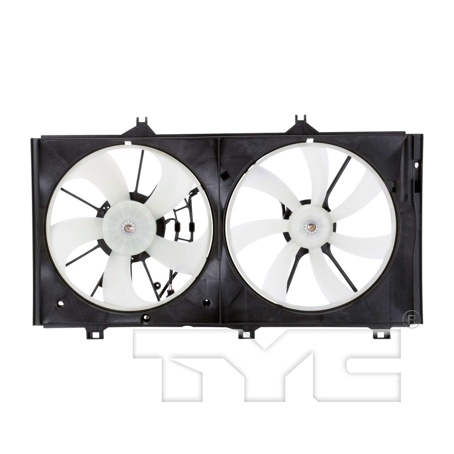 TYC Dual Radiator and Condenser Fan Assembly 622050