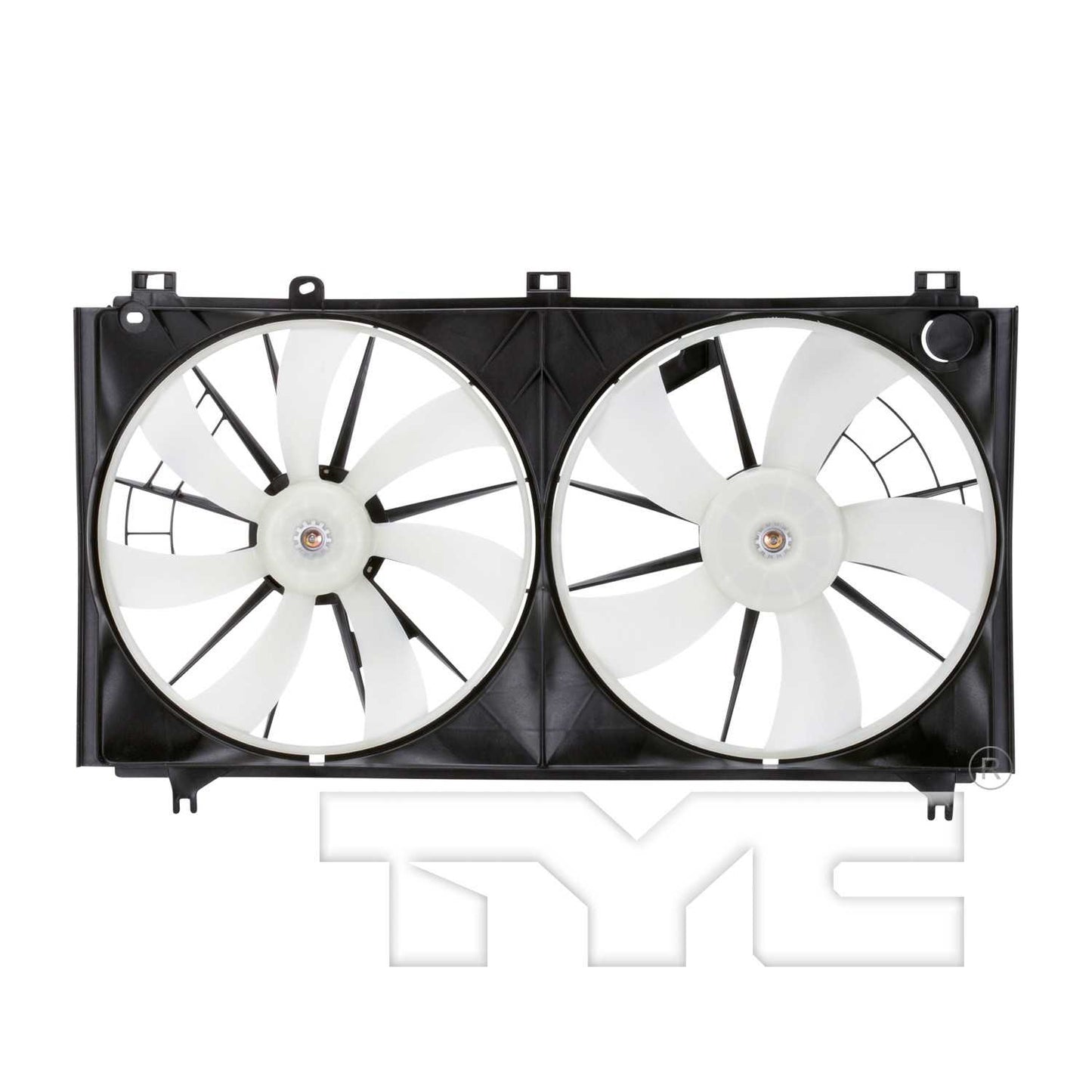 TYC Dual Radiator and Condenser Fan Assembly 622070