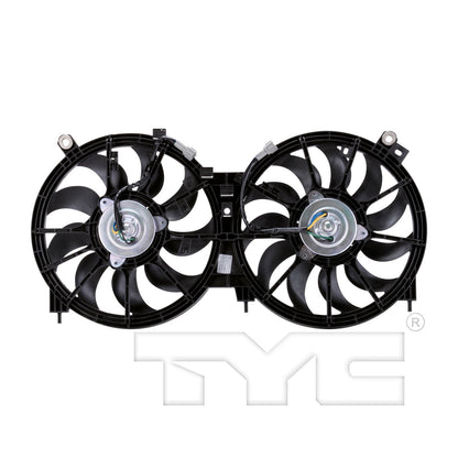 TYC Dual Radiator and Condenser Fan Assembly