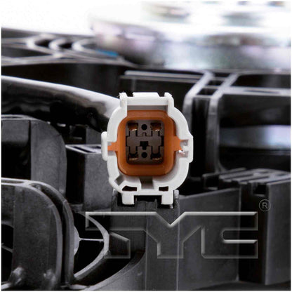 TYC Dual Radiator and Condenser Fan Assembly